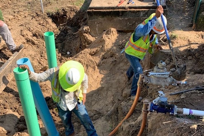 Municipality Success Story - 8" Water Line Repair Services