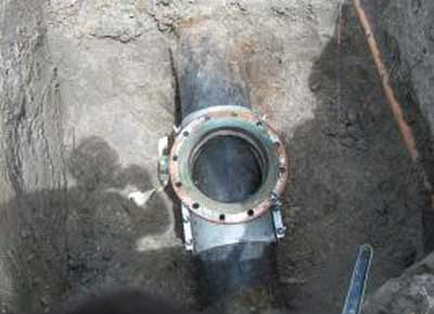 01 Install water line stop fitting
